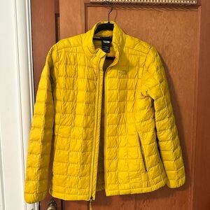 The North Face Women's Bright Yellow Puffer Jacket